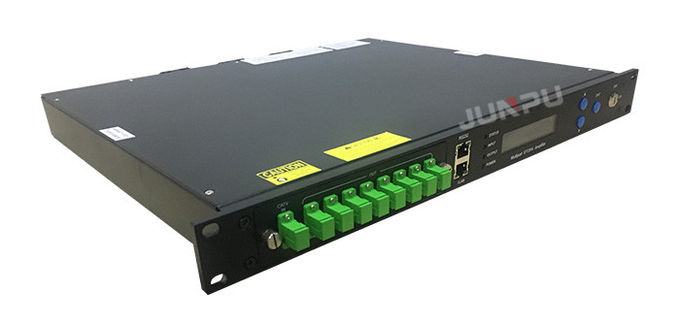 L'amplificatore ottico 1550nm 8 di Catv EDFA della rete Ports 18dbm lo Sc L'APC 1U 0