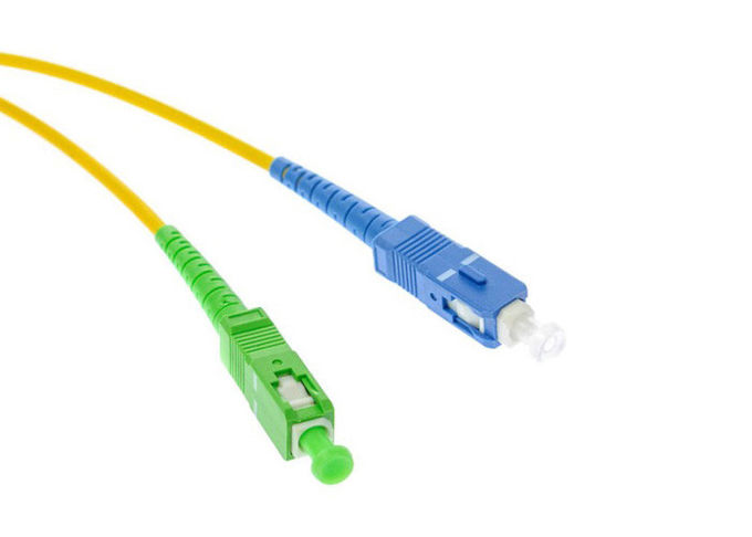 LC - cavi a fibra ottica della toppa di LC, PVC ottico/LSZH del cavo di toppa di FTTH 2