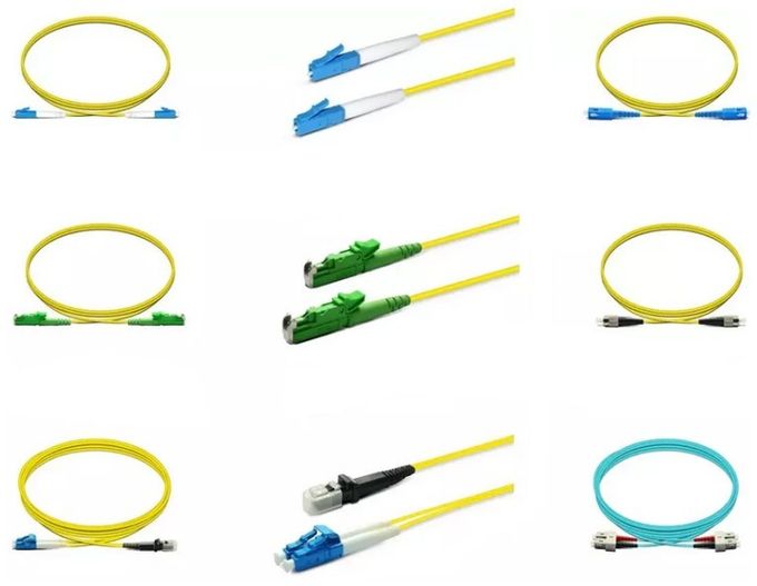 Modo semplice a fibra ottica FTTH 1M/3M/5M LSZH del cavo di toppa di LC UPC-SC UPC singolo 4