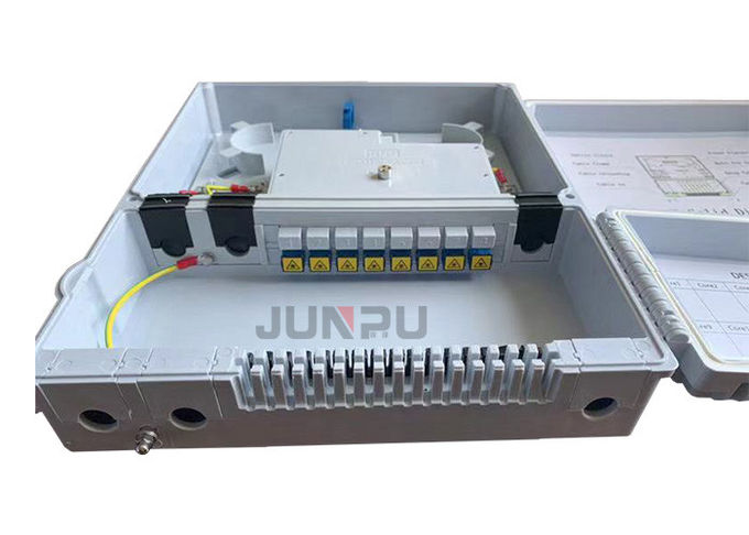 scatola di distribuzione a fibra ottica all'aperto di 16 porti con il materiale dell'ABS degli adattatori dello Sc 0