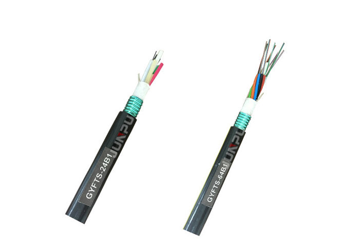 Il cavo a fibre ottiche all'aperto di GYFTS, 24 cavi a fibre ottiche su ordinazione dei centri canalizza/antenna 1