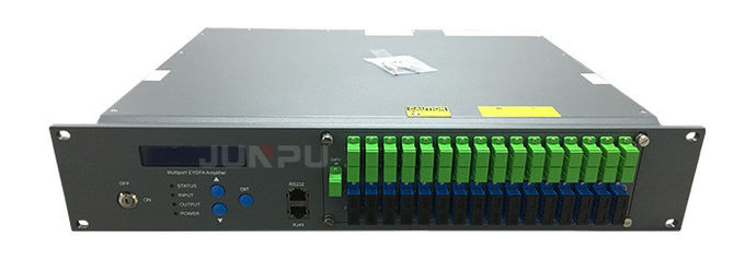 Amplificatore ottico 18dbm di Wdm Edfa 1550nm del porto di Junpu Catv Gpon 64 con controllo Web 5