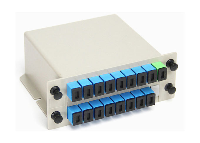1X16 modo del separatore a fibra ottica dello SpA del connettore dello Sc APC singolo con la piccola scatola di plastica 2