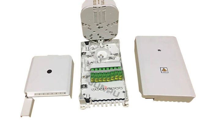 8 scatola di distribuzione a fibra ottica all'aperto del centro FTTH 1 nel colore di bianco di 8 fuori ABS del PC 0