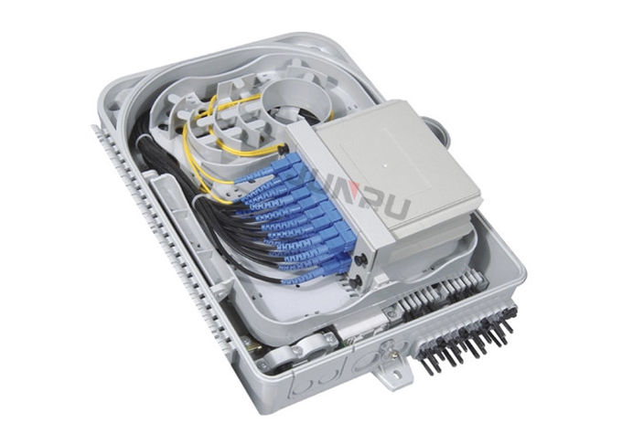 Junpu impermeabilizza 24 scatole a fibra ottica di termine del centro con 24 adattatori dello Sc dei porti 3