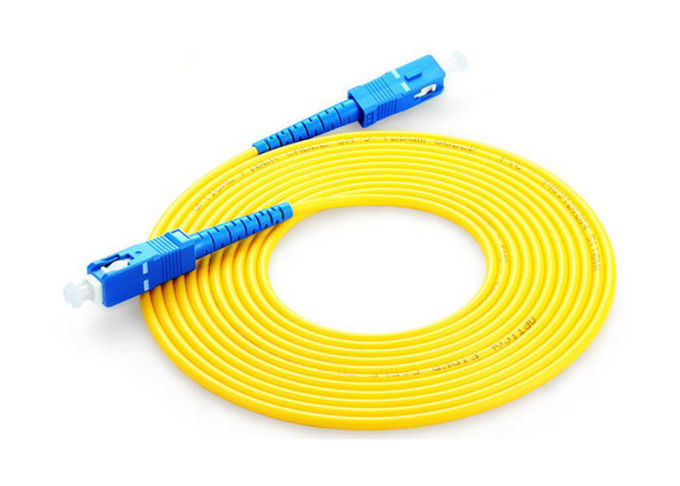 la toppa della fibra del singolo modo di 3M cabla il LC al simplex di LC 3mm nel colore giallo 1