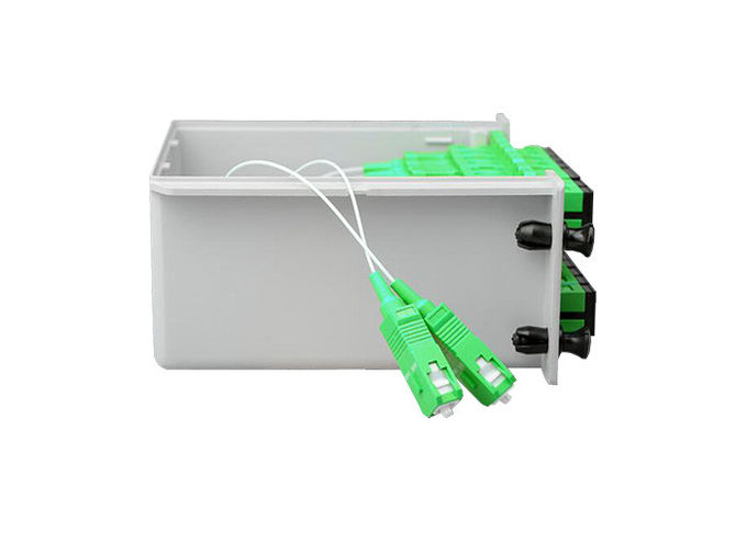 Contenitore di separatore dello Sc UPC 1x16 per cavo a fibre ottiche, separatore a fibra ottica del plc della cassetta 2