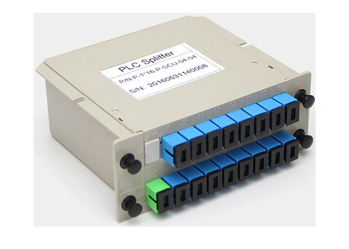 Modo della cassetta a fibra ottica del separatore 1X16 del Plc dello Sc APC singolo 0