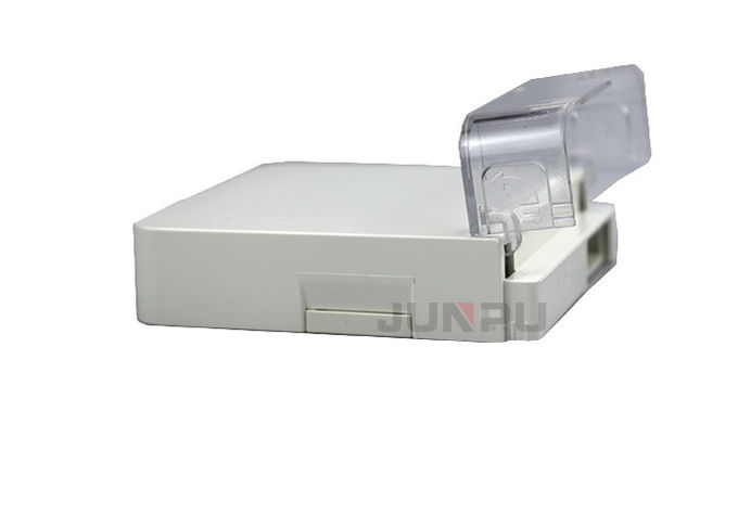 1 2 4 termine a fibra ottica della scatola terminale di Mini Wall Outlet Face Plate FTTH Access del cavo flessibile del centro con l'adattatore Pigta dello Sc 2